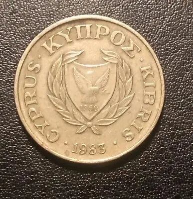 1983 Cyprus 10 Cent Coin • $2.65