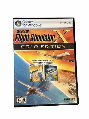 Microsoft Flight Simulator X: Gold Edition (PC: Windows 2008) • $100