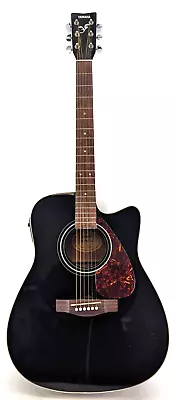 Yamaha FX370C-BL Black Acoustic Electric Guitar - Black • $179.99