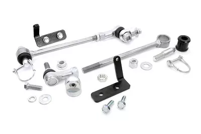 Rough Country Front Sway Bar Disconnects For 84-01 Jeep XJ/ZJ/MJ | 3.5-6  - 1128 • $79.95