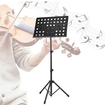 Music Stand Sheet Stand Collapsible For Orchestra Professional Music Sheet Stan • $25