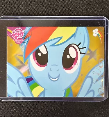 My Little Pony Trading Card Game Promo Foil Rainbow Dash Series 2 F37 SUPER RARE • £43.39