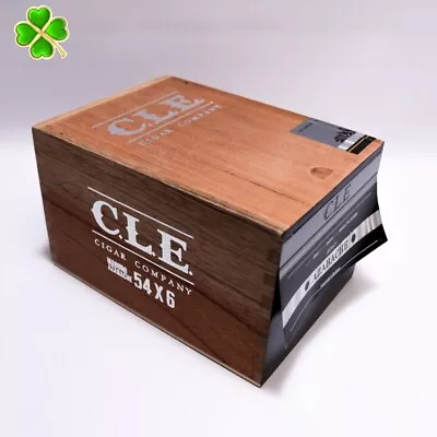 C.L.E. Azabache Maduro Empty Wood Cigar Box 6.5  X 4.75  X 4  • $5.55