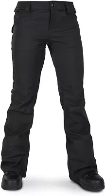 Volcom Black Species Stretch Slim Fit Women's Snowboard Pants XS 6 • $101.45