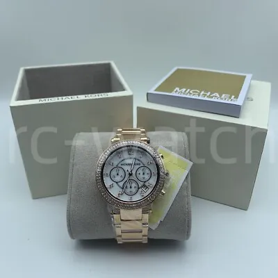 $95 • Buy Michael Kors MK5491 Parker 38mm Rose Gold Stainless Steel Fashion Women's Watch