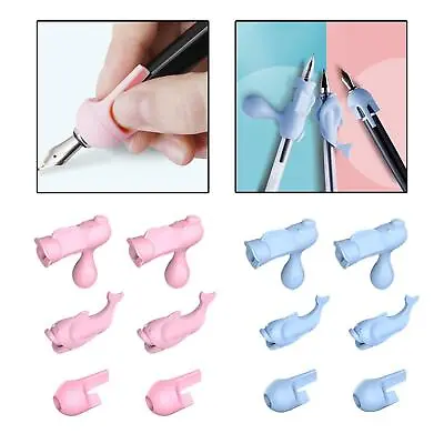 £7.52 • Buy 6x Pencil Grips Pen Grip For Adults Students Homework Drawing Classroom