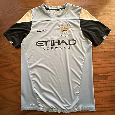 Nike Manchester City 2013 2014 Training Soccer Jersey Shirt Men’s Large Upcycled • $21.99