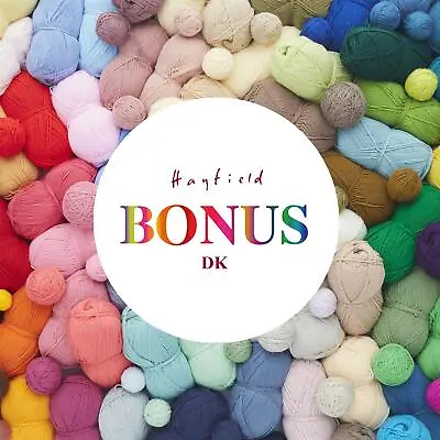£3.49 • Buy Sirdar Hayfield Bonus DK Acrylic Wool Double Knit Yarn Knitting And Crochet 100g