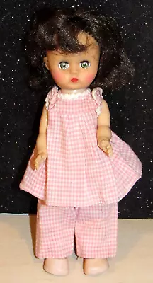Vintage 1957 Cosmopolitan GINGER Walker Doll 8” W/Vinyl Head & HP Body Lovely • $17.99