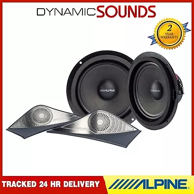 Alpine SPC-106S907 - 16.5 Cm 2-Way Component Speakers For Mercedes-Benz Sprinter • £349.99