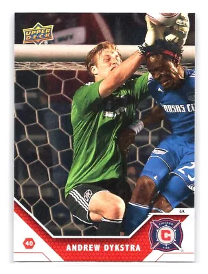 Andrew Dykstra 2011 Upper Deck MLS #6 Chicago Fire Rookie RC • $1.99