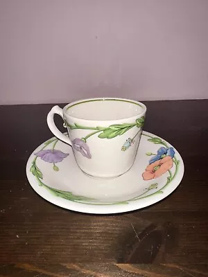 Villeroy & Boch 1748 AMAPOLA Porcelain Tea Cup And Saucer Set Made In Germany • $5