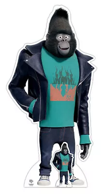 Johnny Mountain Gorilla Sing 2 Lifesize Cardboard Cutout 157cm • £35.99