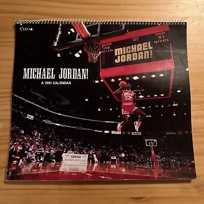 Michael Jordan Calendar 1991 Chicago Bulls Cleo • $8.99