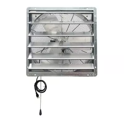 ILIVING Electric Shutter Fan Gable Mount Adjustable Speed Built-in Thermostat • $325.19