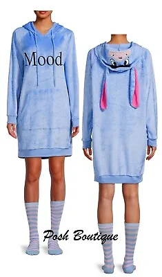 $23.16 • Buy Disney Women's Eeyore Pajama Nightgown Gown Sleep Shirt Socks XL Winnie The Pooh