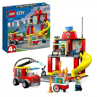 £21.74 • Buy LEGO City 60375 Fire Station And Fire Engine, Learning Toy Playset, 4+