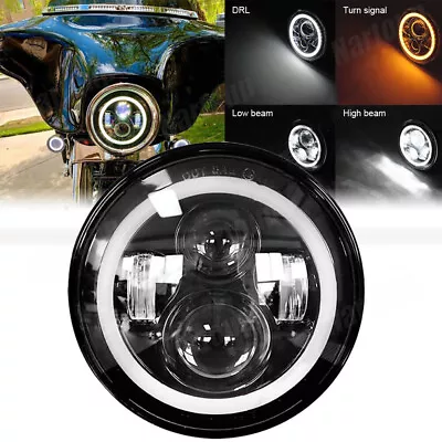 5.75''inch LED Headlight Hi-Lo Projector For Yamaha Virago 250 535 750 Vmax 1200 • $44.79