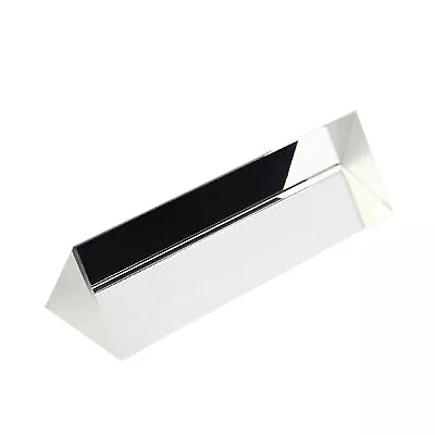 30x30x100mm  Optical Glass Triple Triangular Prism Physics Teaching T9C5 • $11.29