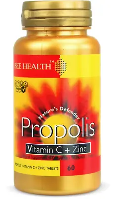 Bee Health Propolis With Vitamin C & Zinc 60Tablets • £9.29