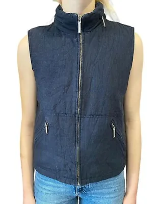 Moschino Jeans Ladies Vest Gilet Bodywarmer Medium Large • $12.63