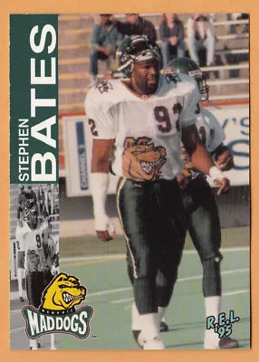 Stephen Bates 1995 REL CFL Card #65 Memphis Mad Dogs  James Madison Dukes • $2.88