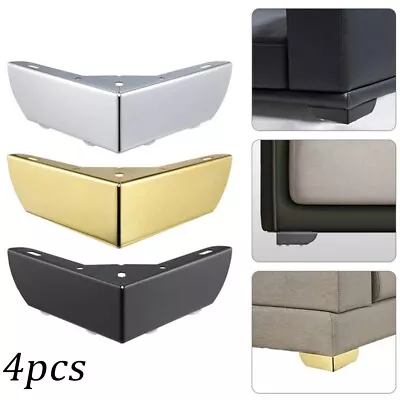 4Pcs Heavy Load Bearing Furniture Legs Metal Coffee Table Feet Bed Sofa Legs New • $22.10