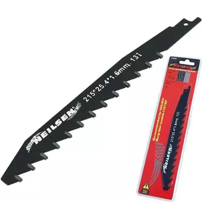 Neilsen Masonry Reciprocating Saw Blade For Concrete Brick 8 Inch 13T • £8.79