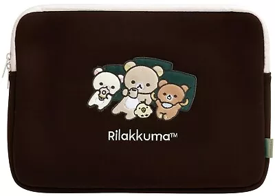 San-X Rilakkuma PC Case Plush Small Laptop Sleeve Tablet IPad Pouch Carrying Bag • $48.99