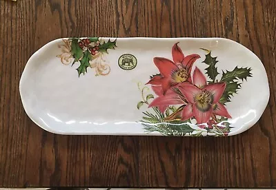 Michel Design Works Merry Christmas Melamine Serveware Accent Tray • $10