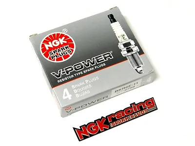 92-01 Acura Integra B18b1 Ngk Racing V-power Spark Plug Kit - Free Ngk Emblem  • $14.99