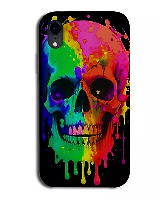 Colourful Dripping Skull Art Phone Case Cover Skulls Multicolour Fun Unique DB44 • £14.95