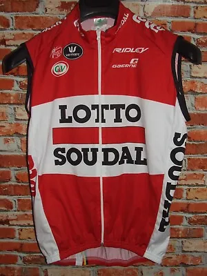 Lotto Soudal VERMARC Sleeveless Bike Cycling Jersey Shirt Maillot Cyclism Size S • $31.77