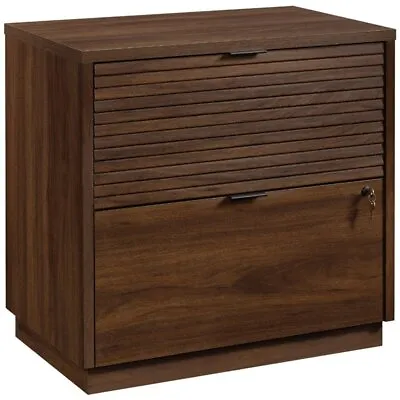 Pemberly Row 2-Drawer Engineered Wood Lateral File Cabinet In Spiced Mahogany • $334.69