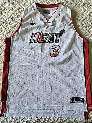 Dwayne Wade #3 Miami Heat Reebok RBK Jersey Team Apparel XLarge • $19.99