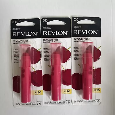 3x Revlon Kiss Balm #030 Sweet Cherry Value Pack • $10.99