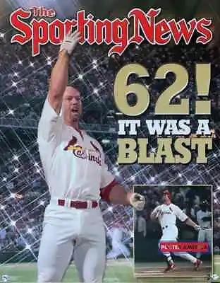 Mark McGwire Season Home Run Record Vintage Tribute Poster 22 X 28 • $98.23