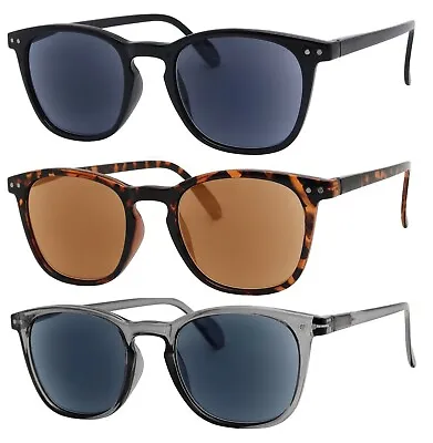 £7.99 • Buy Tinted Reading Sunglasses Brown Black Grey Spring Hinge Unisex Sun Glasses Case