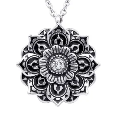 Mandala Necklace Yoga Pendant With Crystal Jewelry By Controse • $20.26