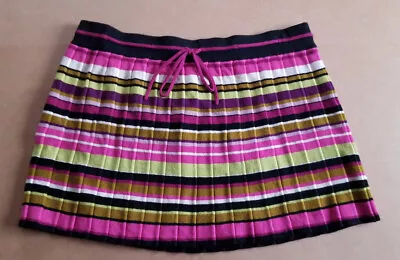 Missoni For Target Women's Large Pink Stripped Knit Mini Skirt New W/o Tags • $20