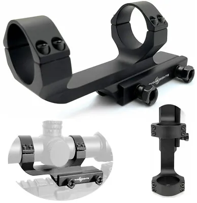 Scope Rings & Mount For 30MM Tube One Piece Offset Picatinny Rail Mount - AYIN • $24.95