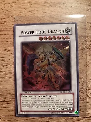 Yugioh Card Power Tool Dragon RGBT-EN042 Ultimate Rare 1st Edition • £60