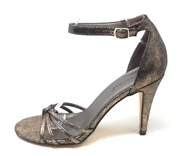 Michael Antonio Womens Resist Ankle Strap Dress Sandal Metallic Bronze 9 M US • $16.49