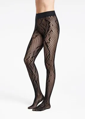 £39 • Buy Wolford Crossband Net Tights