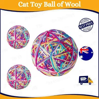 Chasing Pet Supplies Interactive Ball Woolen Yarn Ball Cat Toy • $3.95