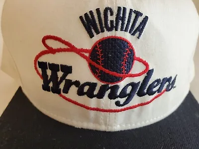 Wichita Wranglers Vintage New Era Snapback Minor League Baseball Hat Cap AA BALL • $12