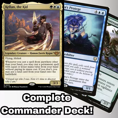 MTG Commander EDH Kellan The Kid 100 Cards Custom Deck Bant Cast From Exile • $53.99