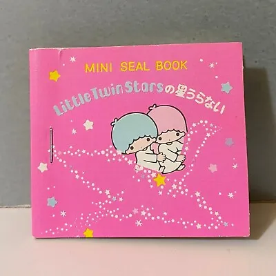 $44.99 • Buy Vintage Sanrio 1976 Little Twin Stars Mini Seal Sticker Book