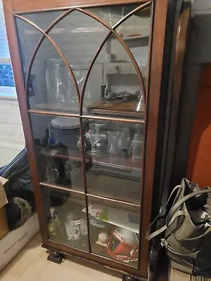 £50 • Buy Antique Gothic Church Display Cabinet