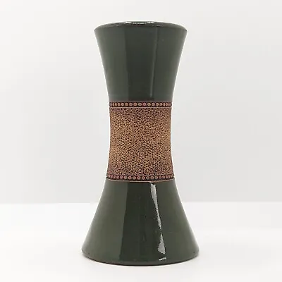 £15 • Buy Antique Lovatt Langley Mill Stoneware Vase In Green Glaze, Early 20th Century